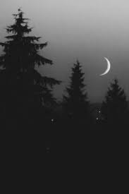 Aesthetic Black And White Background Moon Pin On White Photography