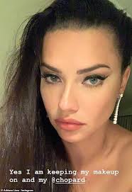 Adriana model victoria secret adriana lima daughters adrian lima diva fashion adriana lima hair brazilian models sporty outfits. Adriana Lima Puts On A Leggy Display In A Black Leather Mini Skirt Leaving A Photo Shoot In New York Daily Mail Online