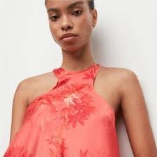 Las mejores ofertas en Prendas para el torso florales para mujer AllSaints 