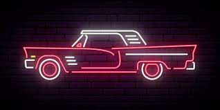 Retro Vintage Car Led Neon Sign Vintazhnye Neonovye Vyveski Neonovye Vyveski Retro Avtomobili