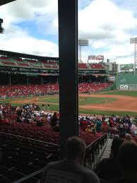 Fenway Park Section Grandstand 13 Row 3 Seat 18 Boston