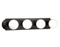 Rated for indoor spaces exposed to humidity. Patriot Lighting Oil Rubbed Bronze 4 Light Vanity Light At Menards