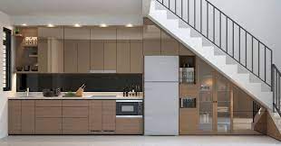 Kitchen Set Under Stair Storage Location Bukit Nirwana Residences Bogor Contact Us 0812 8140 7556 Dapur Tangga Ruang Makan