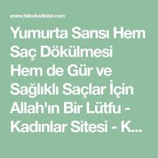 Yumurta Sarisi Hem Sac Dokulmesi Hem De Gur Ve Saglikli Saclar Icin Allah In Bir Lutfu Kadinlar Sitesi Kadinlar Sitesi Health Math Math Equations