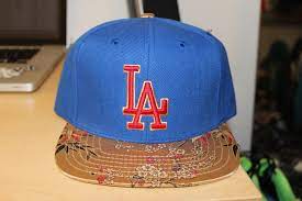 La Dodgers Japanese Print Snapback Gold Los Angeles American Needle Strapback