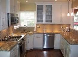 small u shaped kitchen with narrow
