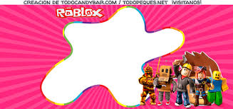 Roblox en español, andre se hace gamer y juega roblox. Kit Imprimible Roblox Rosa Descarga Gratis Todo Candy Bar