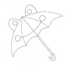 Desenhos De Guarda Chuva Fofo 1 Para Colorir E Imprimir Colorironline Com