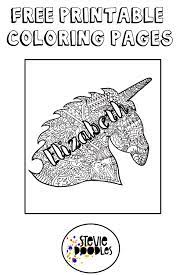 We did not find results for: Elizabeth Unicorn Zentangle Free Coloring Page Stevie Doodles Free Printable Coloring Pages