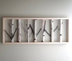 Real Birch Tree Wall Art White Birch Forest Wall Art 30 X 12 Birch Branch Decor Etsy Wood Wall Art Diy Diy Wood Wall Birch Tree Decor