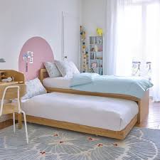 Soldes Lit Habitat Adams Lit Gigogne 90x200cm Naturel Bois Habitat Ventes Pas Cher Com Lit Gigogne Lit Gigogne Enfant Canape Lit Gigogne