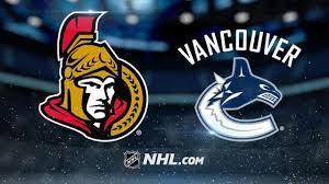 Vancouver canucks @ ottawa senators lines and odds. Recap Ott 3 Van 5 Nhl Com