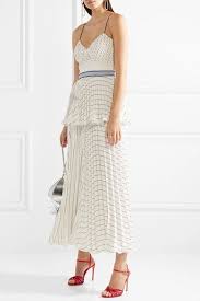 Black And White Self Portrait Dress Black And White Crepe Concealed Hook And Zip Fastening At Back 97 Polyester 3 Viscose Lining 100 Polyester Dr Stripes Fashion Dresses Self Portrait Dress