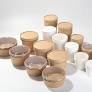 customized PLA kraft paper bowls with paper lids from www.alibaba.com