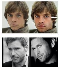 Star wars fans are well aware that sebastian stan of winter soldier fame is more or less mark. Sebastian Stan As Luke Skywalker Matthew Davis As Han Solo 9gag