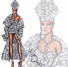 Hayden Williams Rihanna Met Gala 2018 Fashion Illustration Dresses Fashion Illustration Illustration Fashion Design
