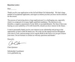 Cover letter reapply after rejection source: Scholarship Rejection Letter How To Write Examples Templates