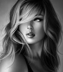 Beautiful Woman Black And White Drawing Wonderful Drawing Beautiful Eyes Beauty Girl Beauty Face