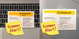 Now you can easily pay your order via maybank2u. Maybank Warns Of Scammers Impersonating Maybank Officials With Fake Business Cards