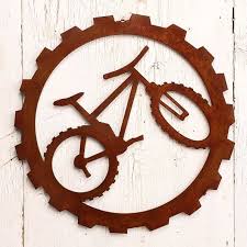 Your Walls With This Cool Mtb Piece Http Findgoodstoday Com Bikes Mountain Bike Tattoo Bike Tattoos Bike Art