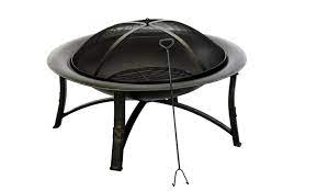 At 45 inches tall, this enclosed fire pit is a bit larger than some of the others on this list, but the wheels make it easy to move. Round Or Wheeled Fire Pit Gordon S Ace Hardware Groupon