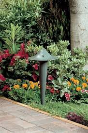 Kim Lighting El115gr 40w A19 Incandescent 120v Spun Aluminum Mushroom Landscape Light Verde Green Finish