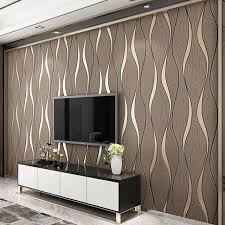 30 Ideas Decorating The Background Wall In The Room Backgroundwall Ideasdecoratingthebackgrou Wallpaper Living Room 3d Striped Wallpaper Living Room Tv Wall