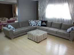 The clean lines of these sofas add to any living room and make a stylish talking point, as well. Living Room Ideas L Shaped Sofa Jihanshanum