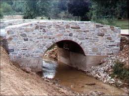 Moat River Stream With An Elegant Bridge Over It No Need For A Draw Bridge I Want To Keep It Rather Low Mainte Stone Driveway Stone Bridge Driveway Culvert