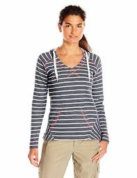 Details About Columbia Sportswear Womens Tropic Haven Stripe Hoodie