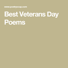 For example, twinklings and twinges in stanza three. Best Veterans Day Poems Veterans Day Poem Veterans Day Alliteration Poems