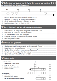 Le Moyen Age Evaluation Cm1 Histoire Evaluation Cm1 Et Histoire Cm1