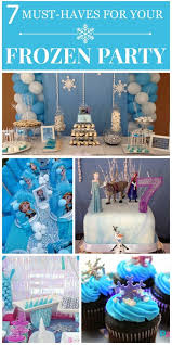 4th Birthday Decoration Ideas For Boy At Home 7 Things You Must Have At Your Frozen Party Frozen Theme Party Frozen Birthday Frozen Party