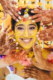 Bride S Haldi Maiyan Ceremony Indian Wedding Poses Indian Bride Poses Indian Wedding