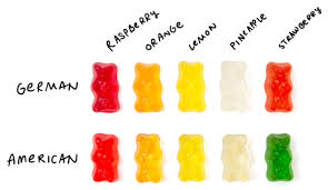 Haribo Gummy Bears German Vs American Turkish Taste