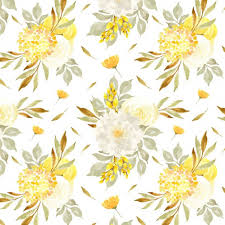 Check spelling or type a new query. Elegant Seamless Pattern With Chamomile And Yellow Flowers In 2021 Floral Watercolor Watercolor Flower Background Flower Drawing