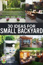 30 Small Backyard Ideas That Will Make Your Backyard Look Big Small Backyard Patio Backyard Patio Small Backyard Landscaping