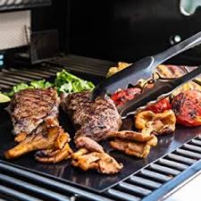 Grillaholics Grill Mat Set Of 2 Heavy Duty Bbq Grill Mats Non Stick Reusable And Easy To Clean Bbq Grill Bbq Grill Mats Grill Mats