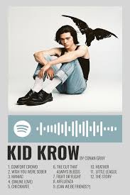 Kid Krow By Conan Gray Polaroid Poster In 2020 Music Poster Ideas Music Poster Design Minimalist Music