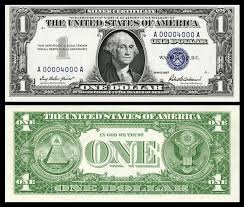 As Of May 2016 Circulated Certificates Typically Selling For 1 25 To 1 50 Each Meanwhile Uncirculated Sil One Dollar Bill Money Printables Dollar Note