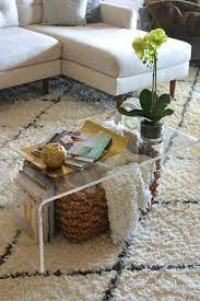 How To Create A Bright Light Filled Space Tips Forrent Acrylic Coffee Table Clear Coffee Table Decorating Coffee Tables