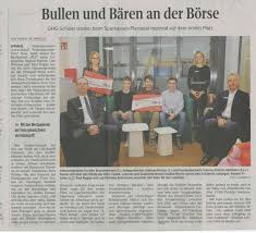 Die beiden sprechen über ihr neues buch „keinhorn und die manchmal verblendete deutsche gründerszene. Erfolgreich Im Borsenspiel Otto Hahn Gymnasium Springe