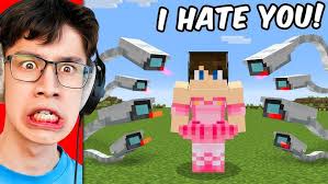 Having a PSYCHO Family In Minecraft!