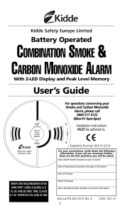 A carbon monoxide detector is a small appliance that warns people about the presence of carbon monoxide, a deadly gas. Kidde Smoke And Carbon Monoxide Alarm User Manual Pdf Download Manualslib