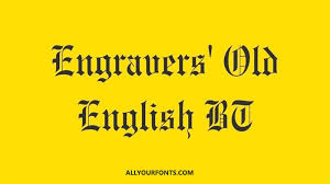 Buy old english font from monotype on fonts.com. Engravers Old English Font Download All Your Fonts