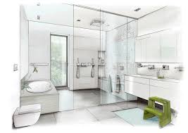 Family Bathroom Innenarchitektur Zeichnung Badezimmer Innenausstattung Architektur Zeichnungen