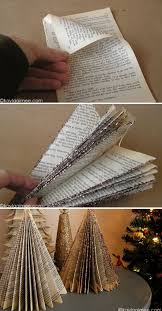 How To Make Paperback Christmas Tree Diy Crafts Handimania Book Christmas Tree Diy Christmas Tree Christmas Tree Toppers