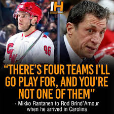 WOW. Rod Brind'Amour appeared