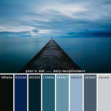 I Like The Middle Two Colours 1f586b 6694a7 Website Color Palette Black Color Palette Blue Colour Palette