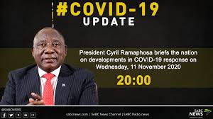 President cyril ramaphosa is set to address the nation this evening, by 8pm. Sabc News President Cyril Ramaphosa Will Address The Nation Tonight At 20h00 He Will Be Giving An Update On The Latest Developments Regarding The Fight Against Covid 19 In The Country The